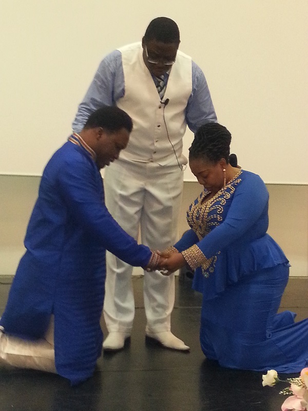 Apostle  Dr. Martins and a Couple
